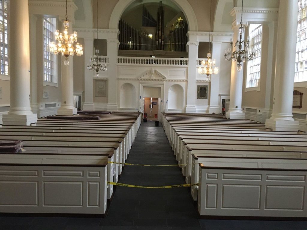 Unitarian Church of All Souls Pew Restoration Project