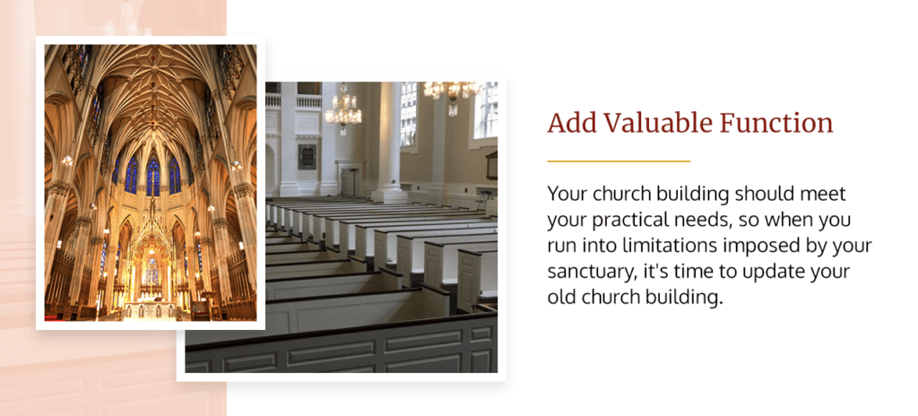 Add Valuable Function When Updating Old Church Building