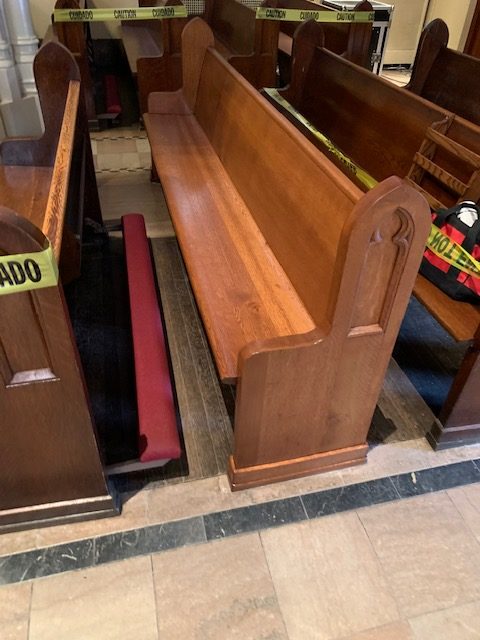 keck group refinished church pews 