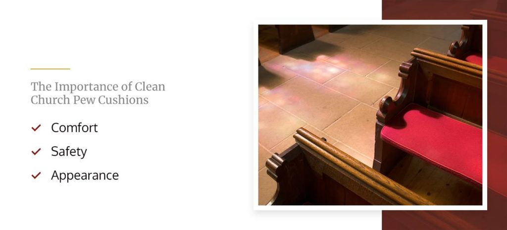 the importance of clean church pew cushions