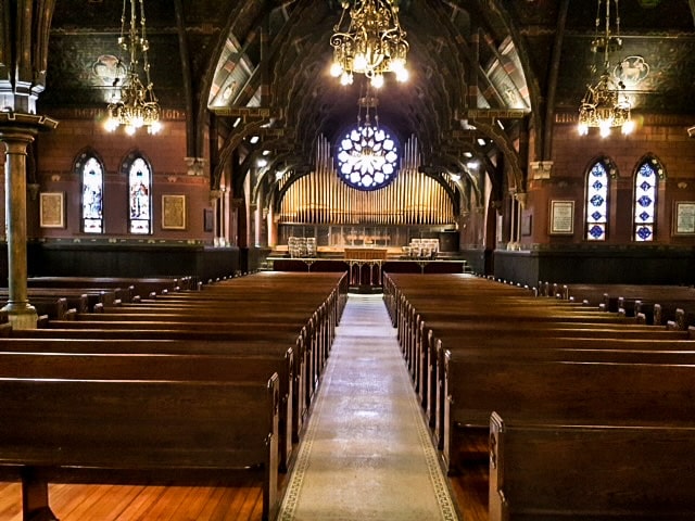 Cornell University Pew Refinishing