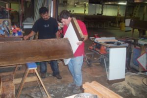 Church Pew Refinishing