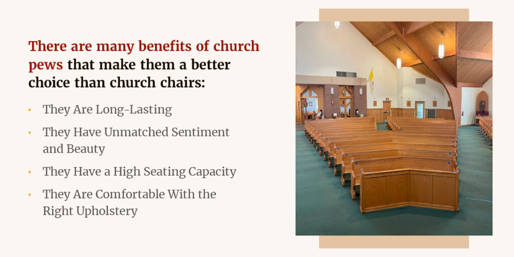 benefits of church pews